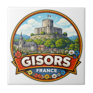 Gisors Frankrijk Tegeltje