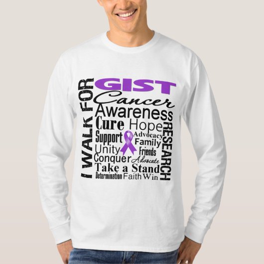 GIST Cancer Awareness Walk T-shirt (Voorkant)