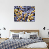 Gist en bacteriën in kefir melk canvas afdruk (Insitu (Slaapkamer))