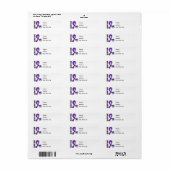 GIST-kanker Overleving 12 Etiket (Full Sheet)