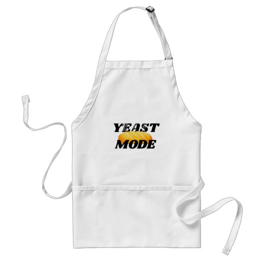 "Gist Mode" — Warm Loaf of Bread — Baker's Standaard Schort (Voorkant)