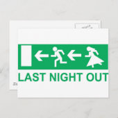 gisteravond briefkaart (Voorkant / Achterkant)