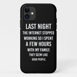 Gisteravond stopte het internet met werken... iPhone 11 hoesje