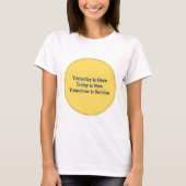 Gisteren is het zodra het tekstbericht gedichten a t-shirt (Voorkant)