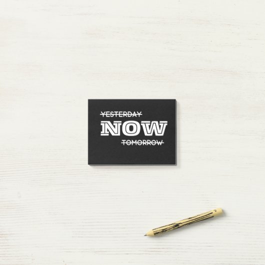 Gisteren, morgen post-it® notes (Op bureau)