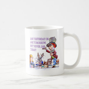 Gisteren of morgen jam, maar vandaag nooit jam! koffiemok