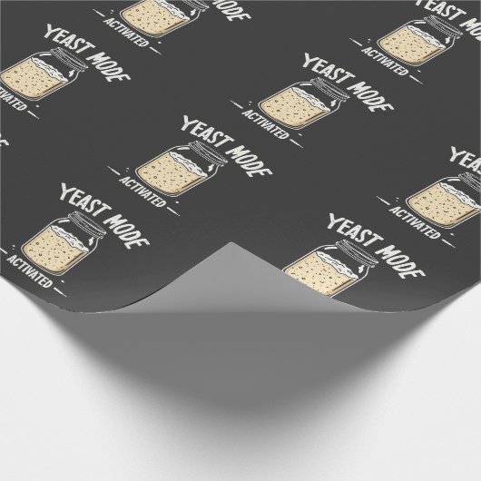 Gistmodus geactiveerd bakken chef-kok cadeaupapier (Hoek)