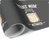 Gistmodus geactiveerd bakken chef-kok cadeaupapier (Rol Hoek)
