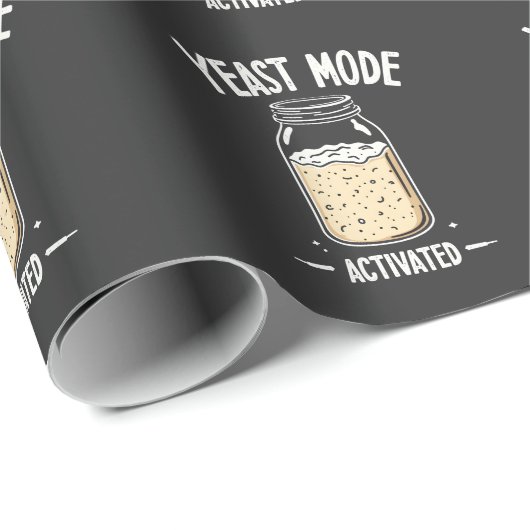Gistmodus geactiveerd bakken chef-kok cadeaupapier (Rol Hoek)