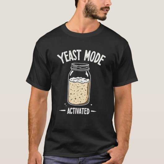 Gistmodus geactiveerd bakken chef-kok t-shirt (Voorkant)