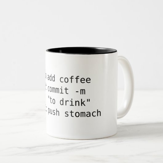 Git Add Coffee Mok (Voorkant rechts)