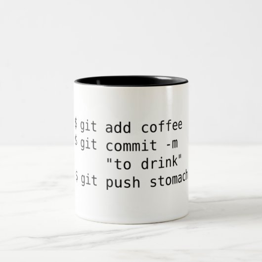 Git Add Coffee Mok (Center)