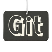 Git Air Freshener Luchtverfrisser (Achterkant)