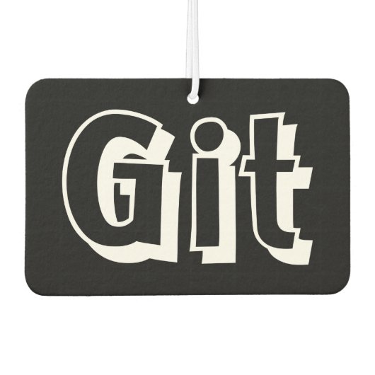 Git Air Freshener Luchtverfrisser (Voorkant)