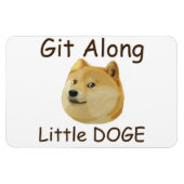 Git Along Little DOGE Magneet (Horizontaal)