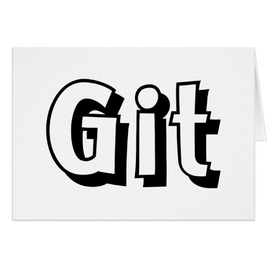 Git-Kaart (Voorkant Horizontaal)
