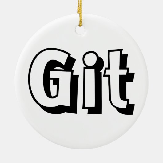 Git Keramisch Ornament (Achterkant)