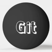 Git Ping Pong Ball (Achterkant)