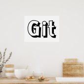 Git Poster (Keuken)