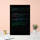 Git Push Force Main - Terminal de développeur (Mariage)