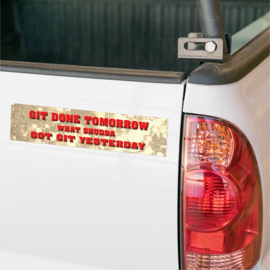 git-r-done bumpersticker (Op Truck)