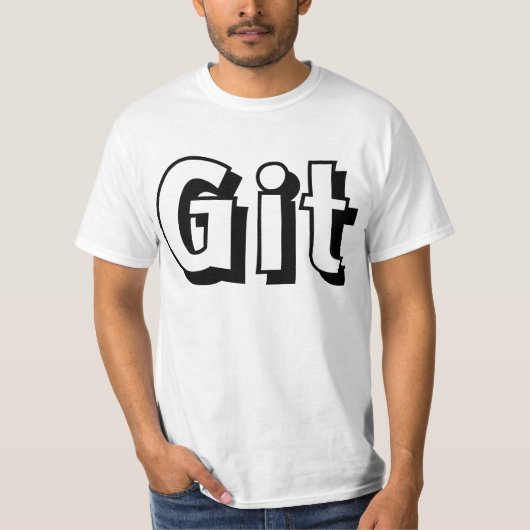 Git T-shirt (Voorkant)