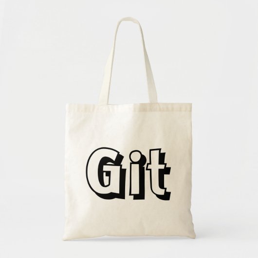 Git Tote Bag (Voorkant)
