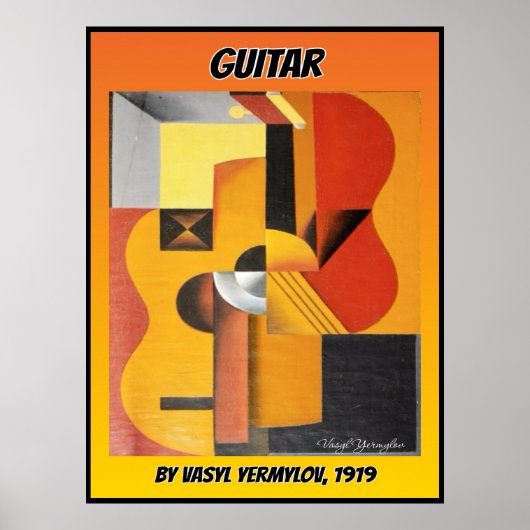 Gitaar, 1919 poster (Voorkant)