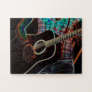 Gitaar 1 11x14 30pc jpcnm legpuzzel