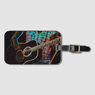 Gitaar 1 Business Card Slot lt arc5 Bagagelabel
