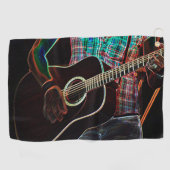 Gitaar 1 gtcnm golfhanddoek (Horizontaal)