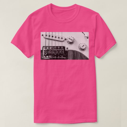 Gitaar 1 t-shirt (Design voorkant)