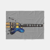 Gitaar 4 fbcna fleece deken (Voorkant (Horizontaal))
