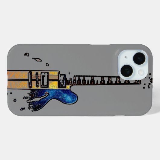 Gitaar 4 iphcnm Case-Mate iPhone case (Achterkant (horizontaal))