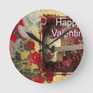  gitaar: African Brown Beauty Valentijnsdag Ronde Klok