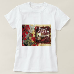 gitaar: African Brown Beauty Valentijnsdag T-shirt