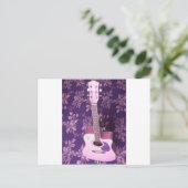  gitaar: African Vibe Style Dream Briefkaart (Staand voorkant)