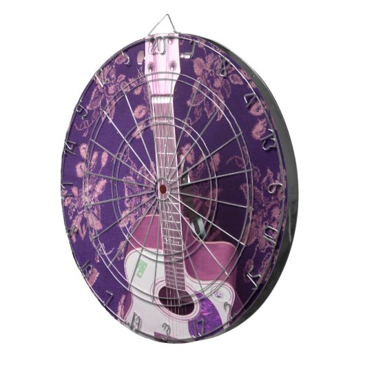  gitaar: African Vibe Style Dream Dartbord (Voorkant Rechts)