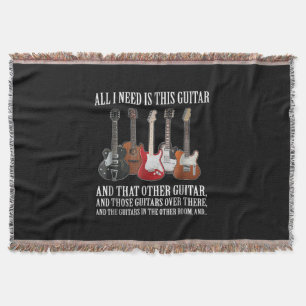 gitaar Alles wat ik nodig heb is deze gitaar elk Deken