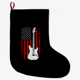 Gitaar Amerikaanse VS Vlag Muziekspeler Elektrisch Grote Kerstsok
