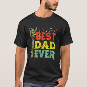 Gitaar Beste Papa Ooit Akkoord Gitarist Vaderdag T-shirt