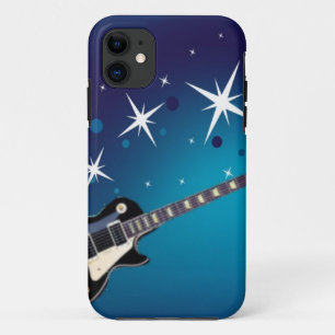 gitaar - blauw iPhone 11 hoesje