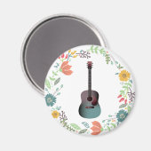 Gitaar Bloem Ring Magneet (Voorkant / Achterkant)