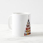 Gitaar Boom Kerstmis Light Rock Muziek Koffiemok (Voorkant links)