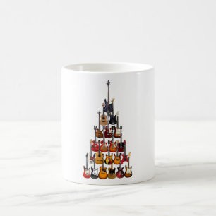 Gitaar Boom Kerstmis Light Rock Muziek Koffiemok