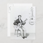 gitaar briefkaart (Voorkant / Achterkant)