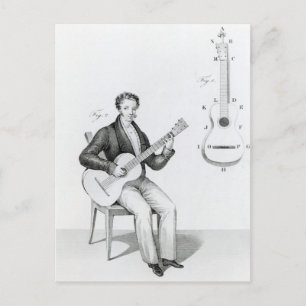 gitaar briefkaart
