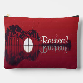 Gitaar Cover Red w Aangepaste naam Etui