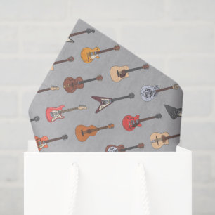 Gitaar Decoupage Papier, Muziek Tissue Tissuepapier