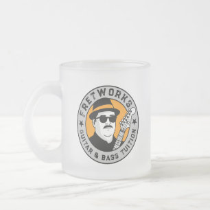 Gitaar- en baslessen - Fret Works Matglas Koffiemok